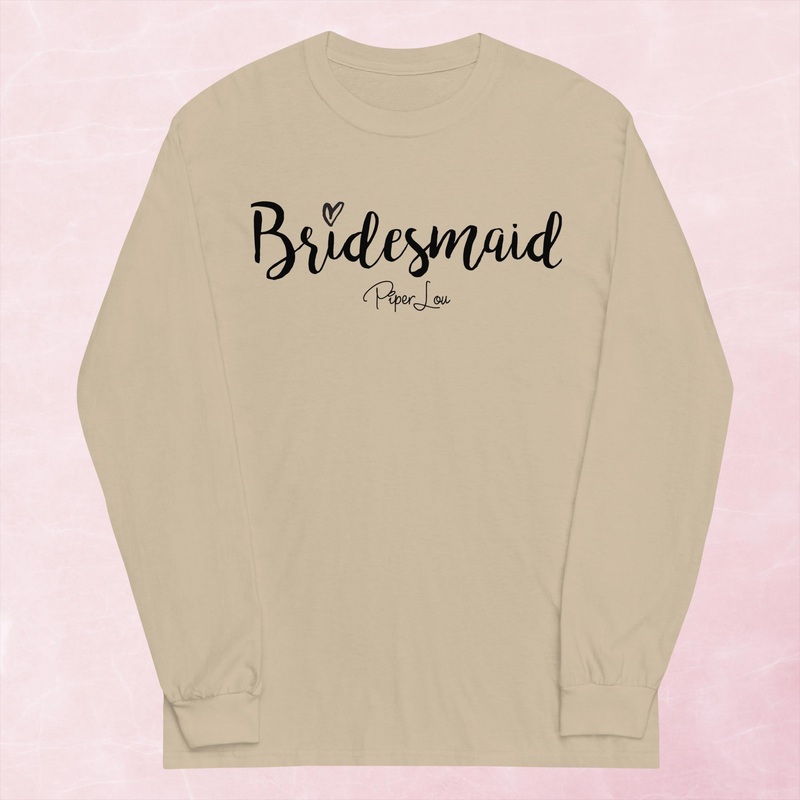 Bridesmaid Graphic Long Sleeve Tee