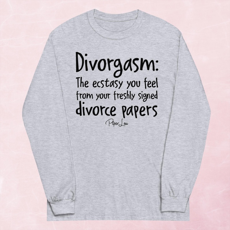 Divorgasm Graphic Long Sleeve Tee