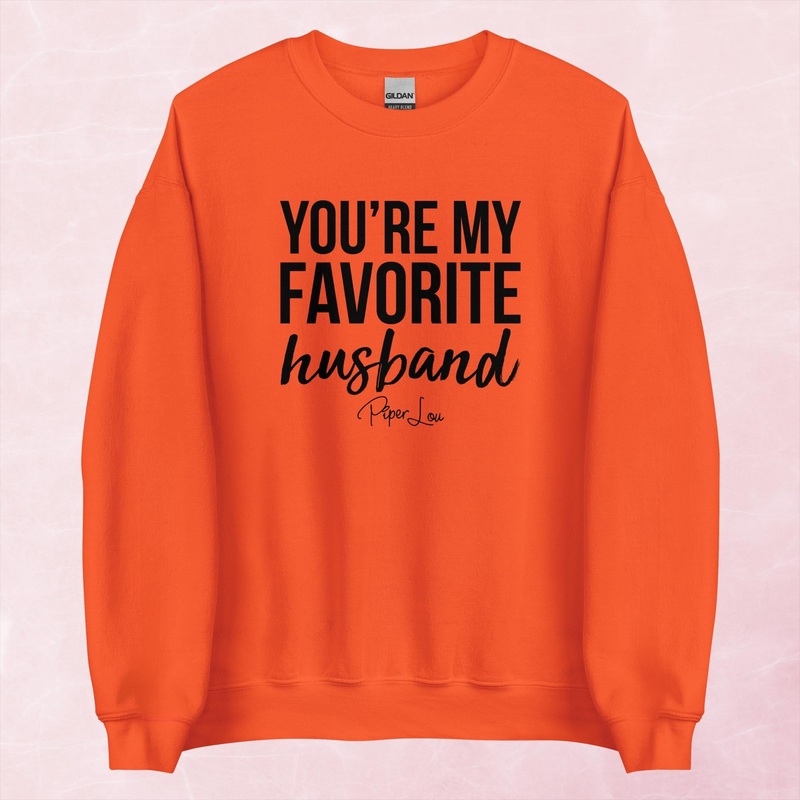 Favorite Husband Graphic Crewneck Sweatshirt