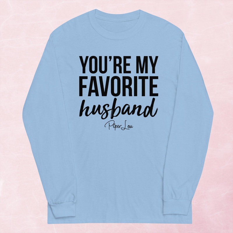 Favorite Husband Graphic Long Sleeve Tee