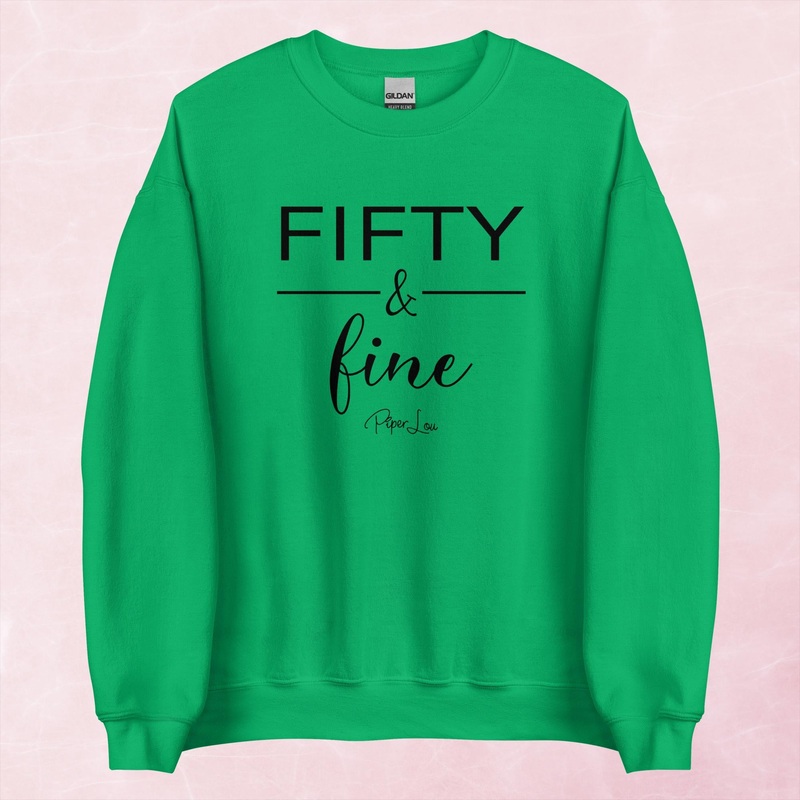 Fifty And Fine Graphic Crewneck Sweatshirt