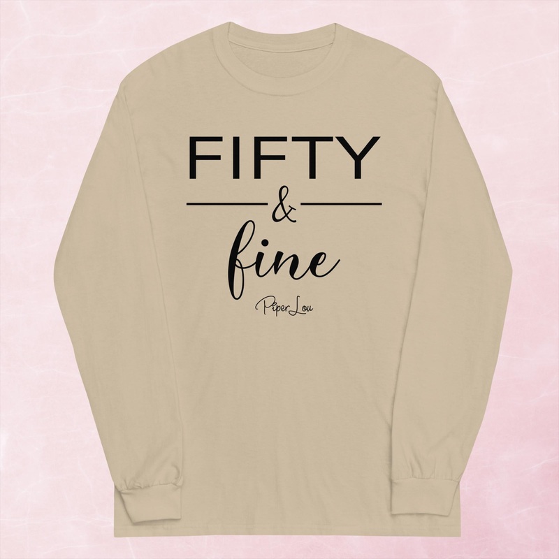 Fifty And Fine Graphic Long Sleeve Tee