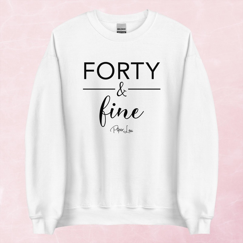 Forty And Fine Graphic Crewneck Sweatshirt