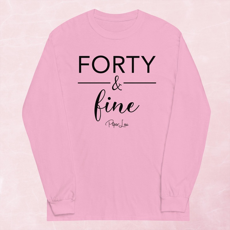 Forty And Fine Graphic Long Sleeve Tee