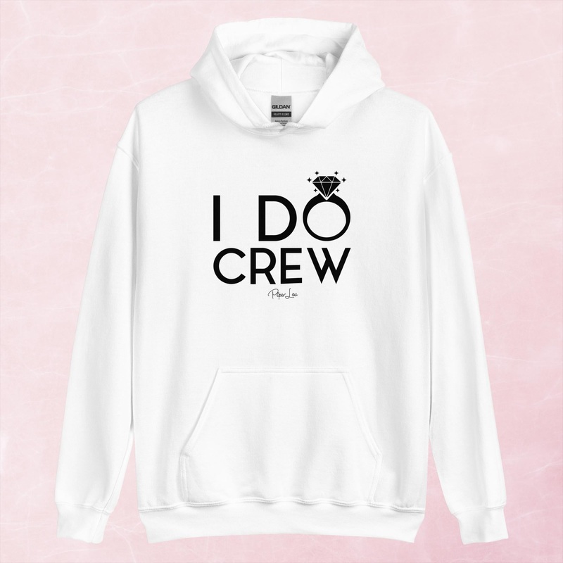 I Do Crew Graphic Hoodie|Red|Heliconia|Irish Green|Orange|Military Green|Carolina Blue|Gold|Sand|Light Pink|Ash|White|S|M|L|XL|2XL|3XL|4XL|5XL