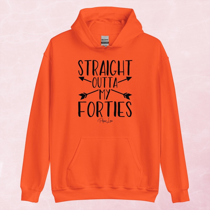 Straight Outta My Forties Arrows Graphic Hoodie