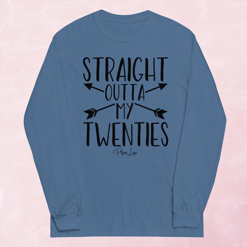 Straight Outta My Twenties Arrows Graphic Long Sleeve Tee