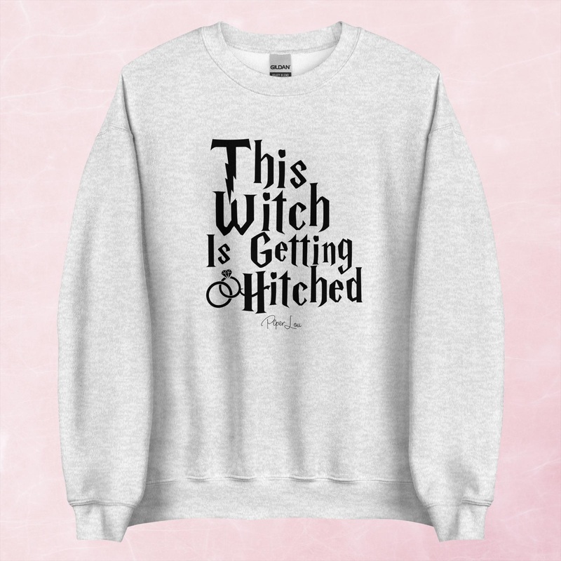 This Witch Is Getting Hitched Graphic Crewneck Sweatshirt
