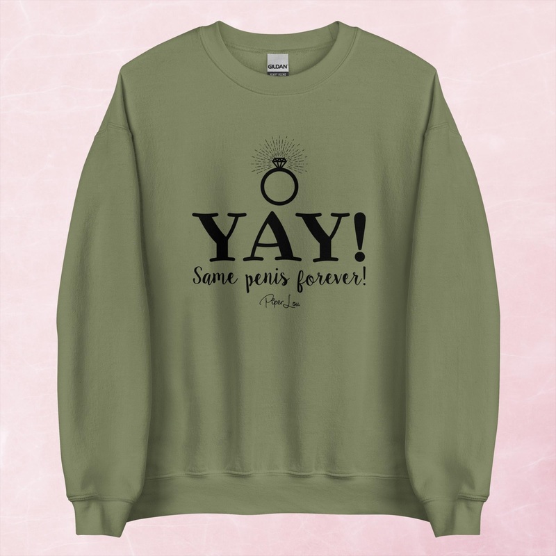 Yay Graphic Crewneck Sweatshirt