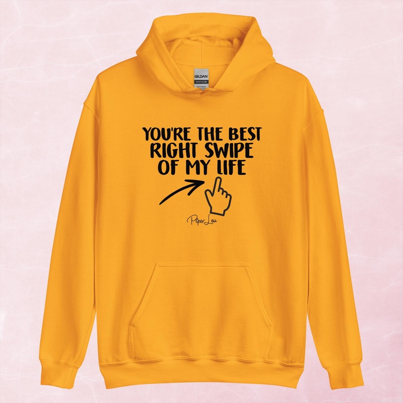 You’re The Best Right Swipe Graphic Hoodie