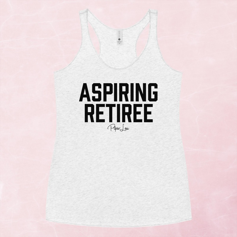 Aspiring Retiree Graphic Tank Top