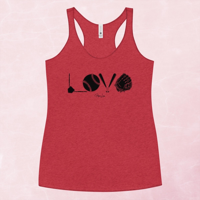 Baseball Love Graphic Tank Top