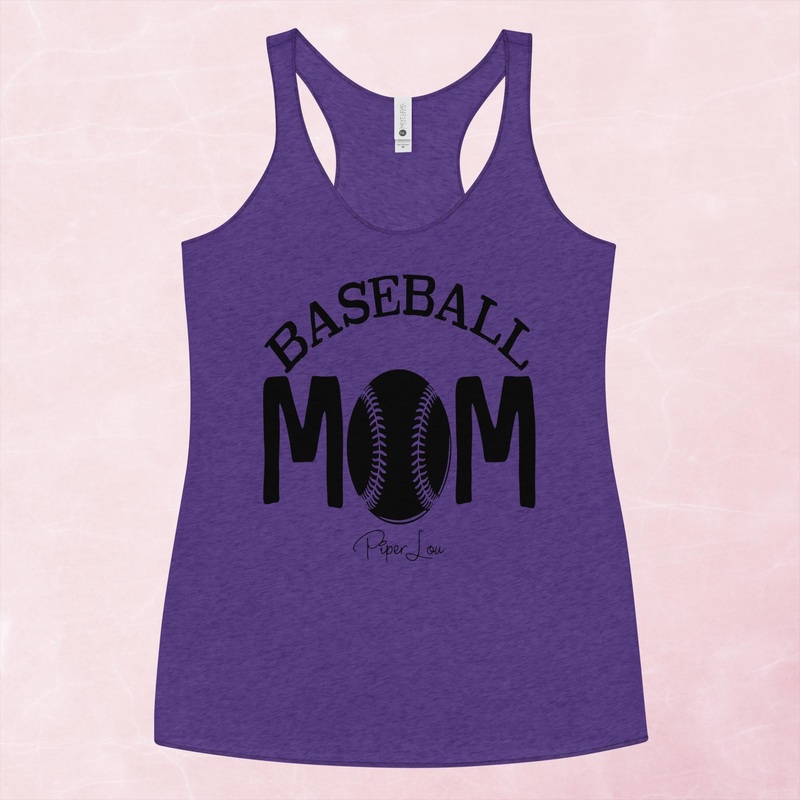 Baseball Mom Graphic Tank Top|Purple Rush|Vintage Red|Vintage Turquoise|Heather White|XS|S|M|L|XL