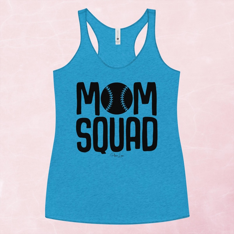 Baseball Mom Squad Graphic Tank Top