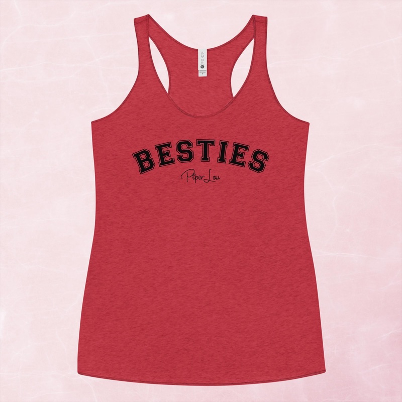 Besties Graphic Tank Top|Purple Rush|Vintage Red|Vintage Turquoise|Heather White|XS|S|M|L|XL