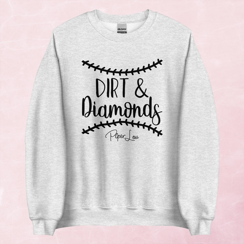 Dirt And Diamonds Graphic Crewneck Sweatshirt