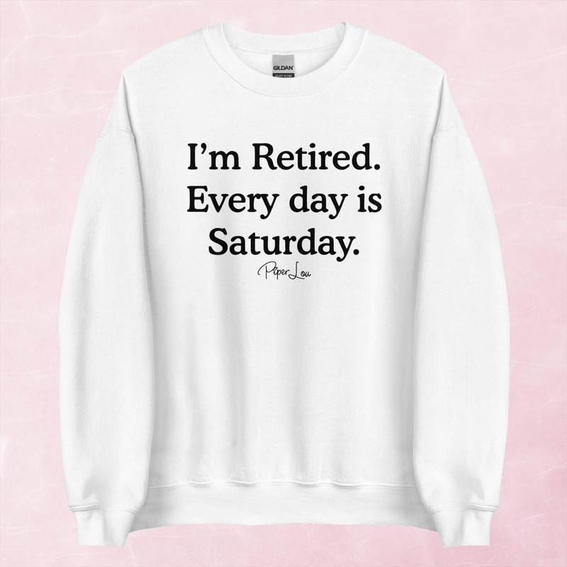 Everyday Is A Saturday Graphic Crewneck Sweatshirt