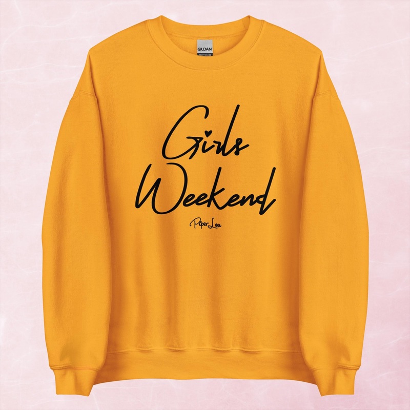 Girls Weekend Graphic Crewneck Sweatshirt