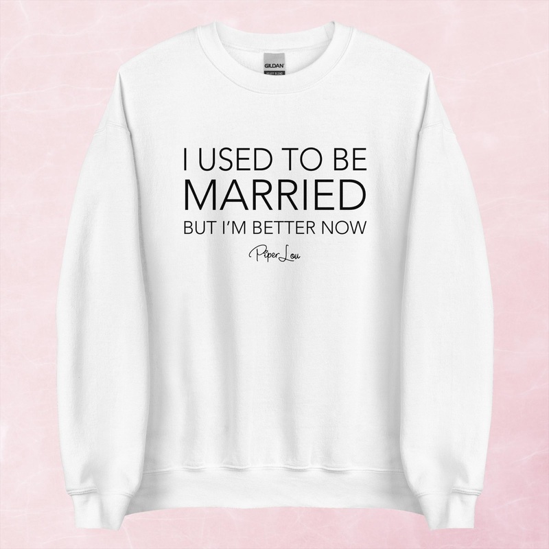I Used To Be Married Graphic Crewneck Sweatshirt