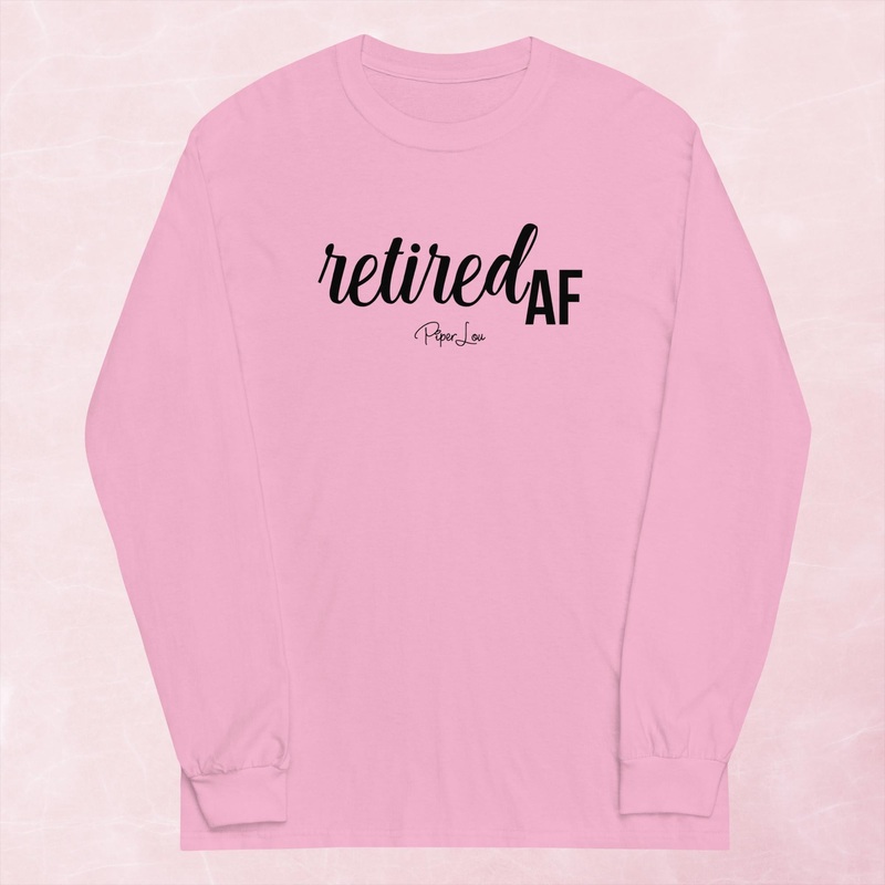 Retired AF Graphic Long Sleeve Tee
