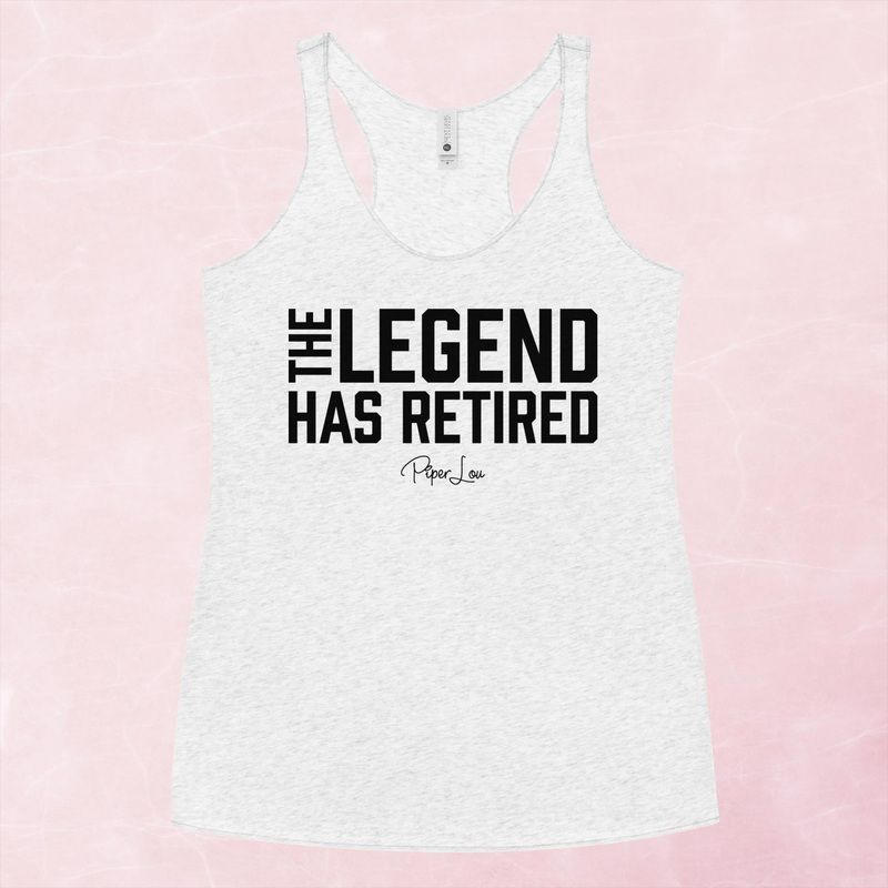 The Legend Has Retired Graphic Tank Top