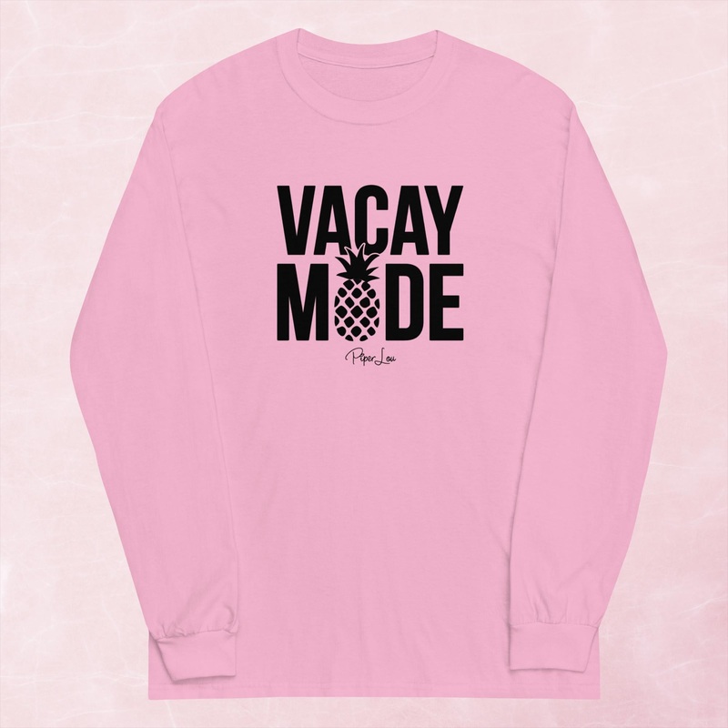 Vacay Mode Graphic Long Sleeve Tee