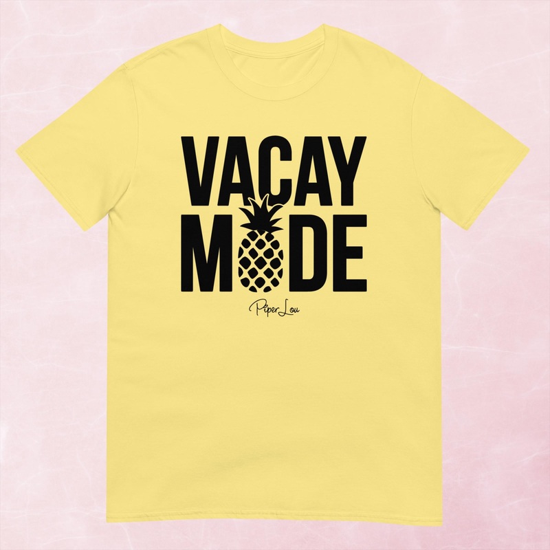 Vacay Mode Graphic Tee|Heather Red|Tropical Blue|Sand|Light Blue|Sport Grey|Cornsilk|White|S|M|L|XL|2XL|3XL