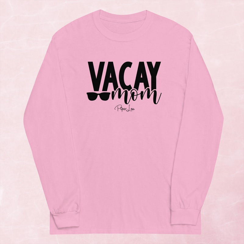 Vacay Mom Graphic Long Sleeve Tee
