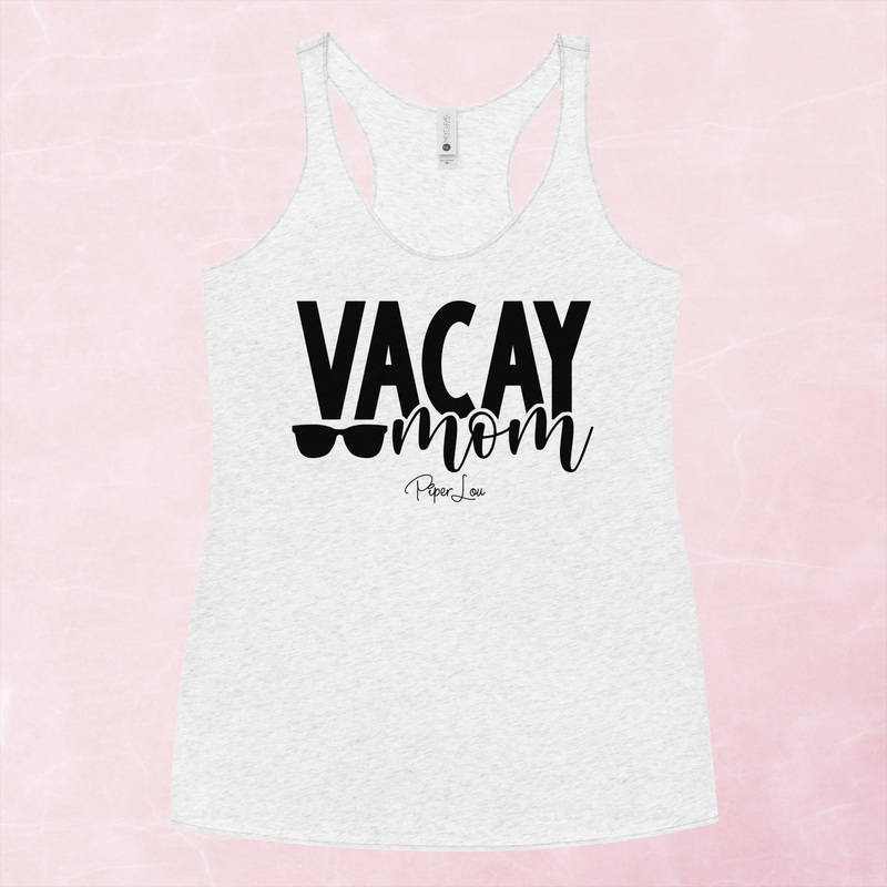 Vacay Mom Graphic Tank Top|Purple Rush|Vintage Red|Vintage Turquoise|Heather White|XS|S|M|L|XL