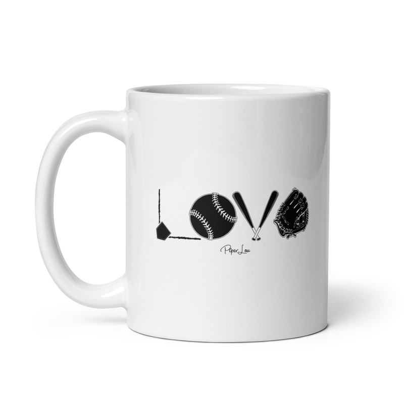 Baseball Love Ceramic Coffee Mug