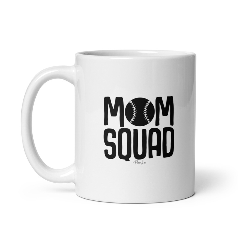 Baseball Mom Squad Ceramic Coffee Mug