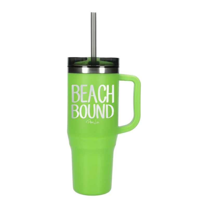 Beach Bound Laser Etched 40oz Tumbler + Straw