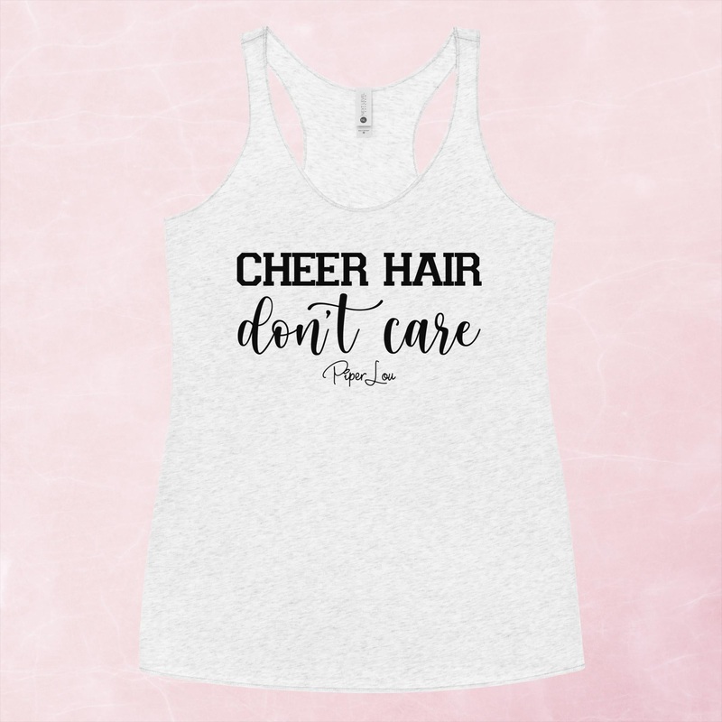 Cheer Hair Don’t Care Graphic Tank Top