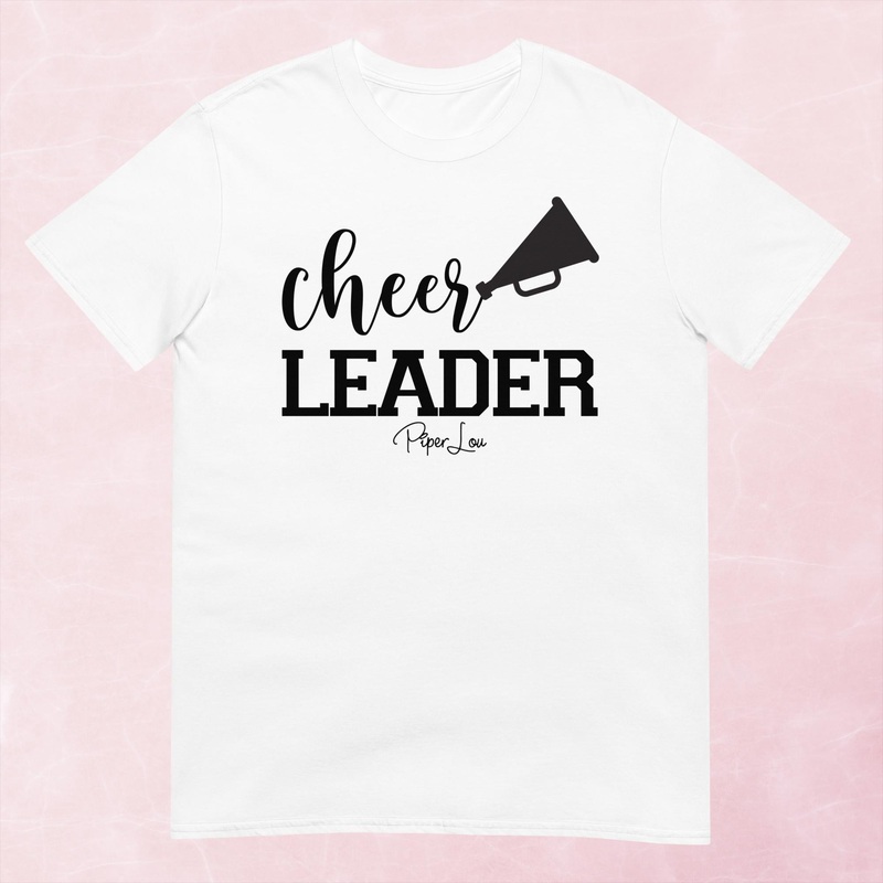 Cheerleader Graphic Tee|Heather Red|Tropical Blue|Sand|Light Blue|Sport Grey|Cornsilk|White|S|M|L|XL|2XL|3XL