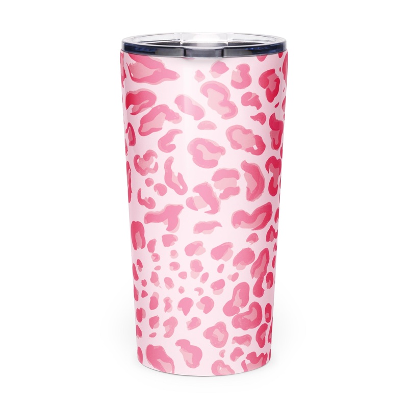 Cheetah Pink Tapered 20oz Tumbler