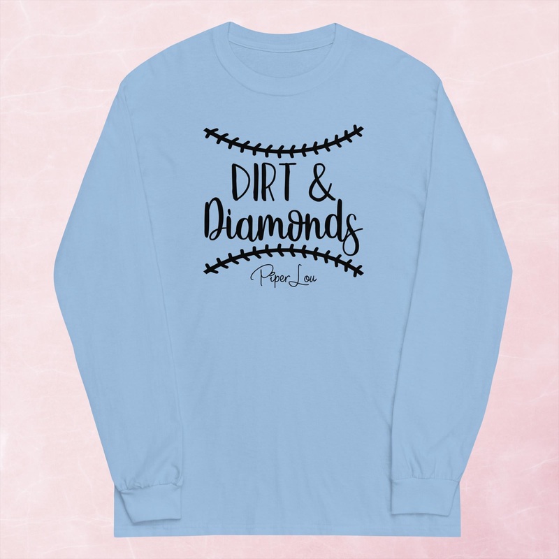 Dirt And Diamonds Graphic Long Sleeve Tee