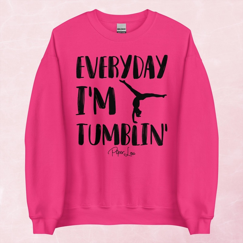 Everyday I’m Tumblin’ Graphic Crewneck Sweatshirt