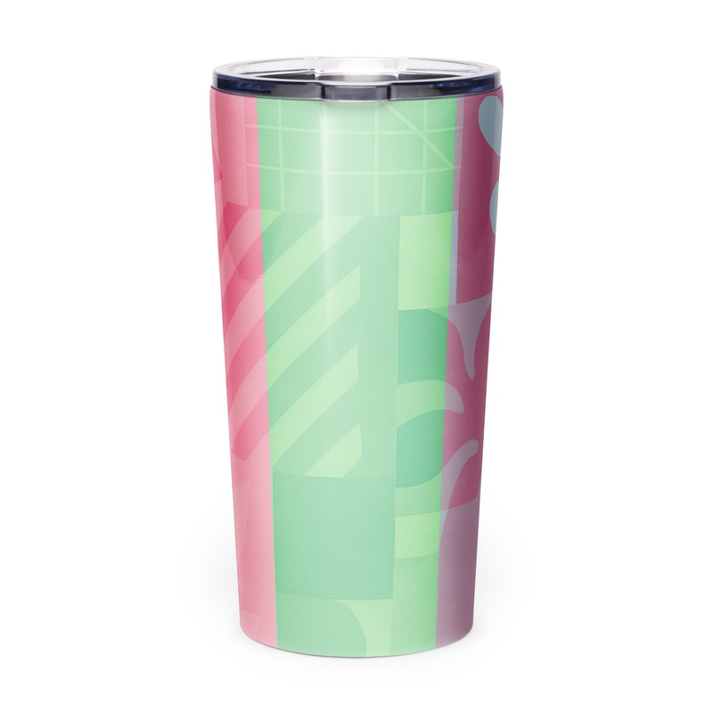 Summer Patterns Tapered 20oz Tumbler