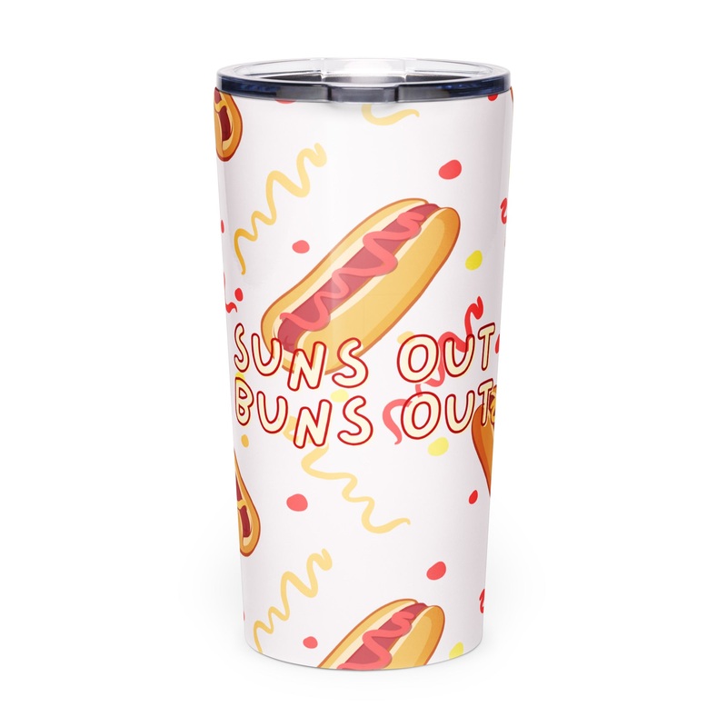 Suns Out, Buns Out Tapered 20oz Tumbler