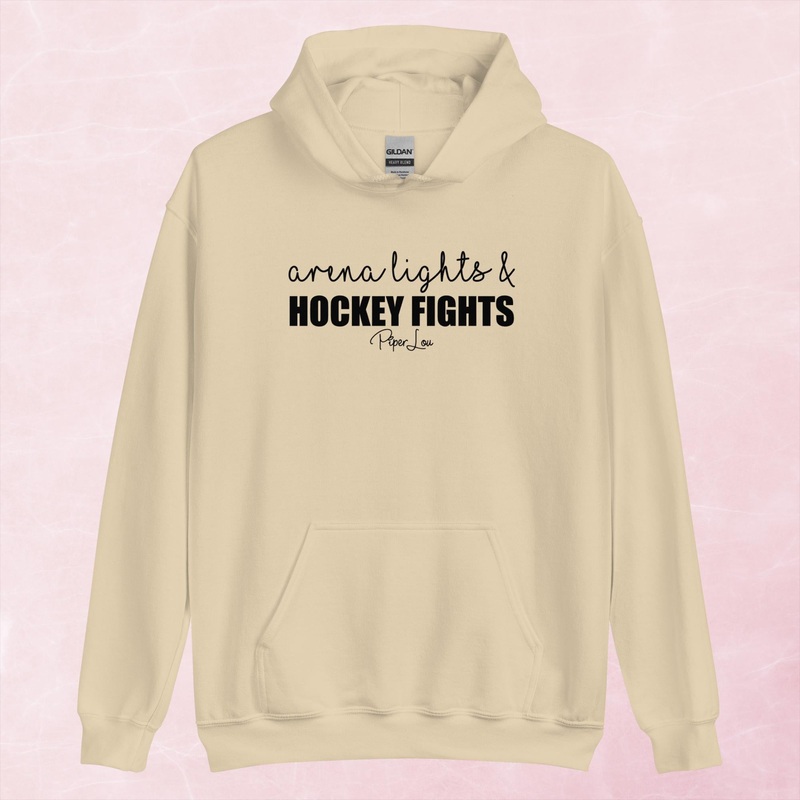 Arena Lights And Hockey Fights Graphic Hoodie