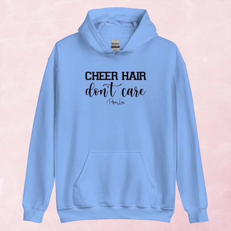 Cheer Hair Don’t Care Graphic Hoodie