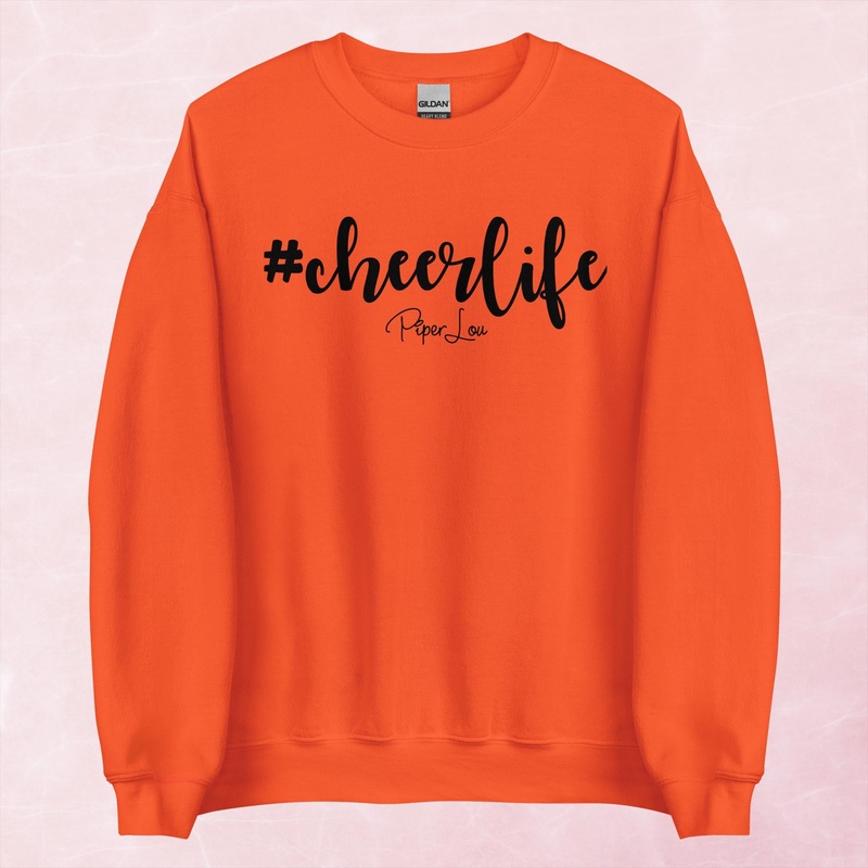 Cheer Life Graphic Crewneck Sweatshirt