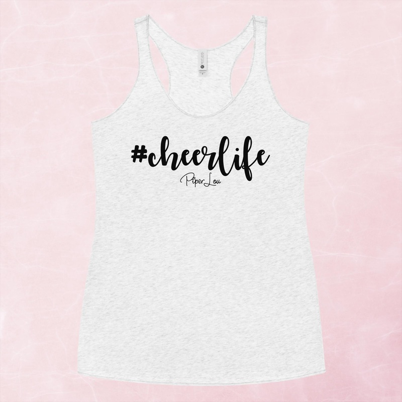 Cheer Life Graphic Tank Top|Purple Rush|Vintage Red|Vintage Turquoise|Heather White|XS|S|M|L|XL