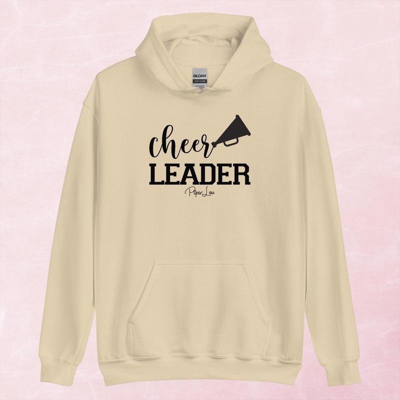 Cheerleader Graphic Hoodie|Red|Heliconia|Irish Green|Orange|Military Green|Carolina Blue|Gold|Sand|Light Pink|Ash|White|S|M|L|XL|2XL|3XL|4XL|5XL