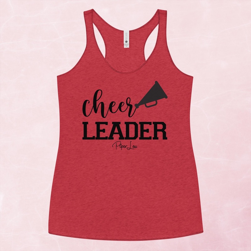 Cheerleader Graphic Tank Top|Purple Rush|Vintage Red|Vintage Turquoise|Heather White|XS|S|M|L|XL