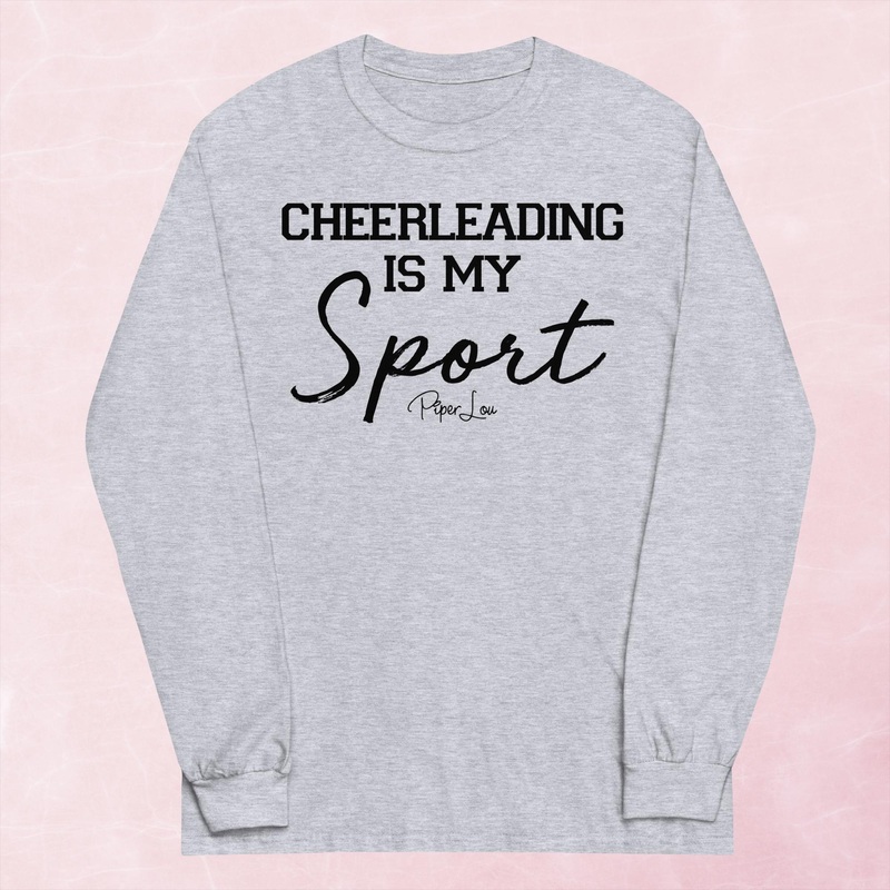 Cheerleading Is My Sport Graphic Long Sleeve Tee