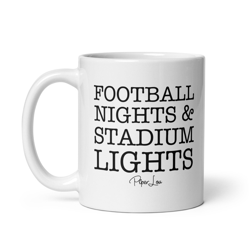 Football Nights Stadium Lights Ceramic Coffee Mug