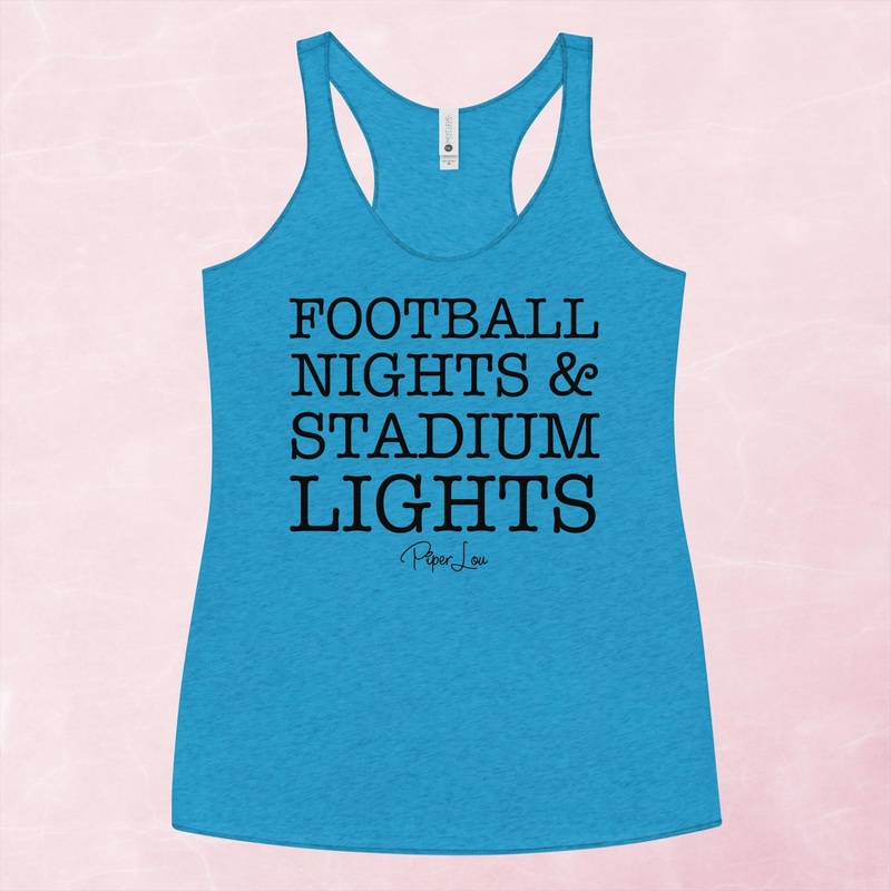 Football Nights Stadium Lights Graphic Tank Top