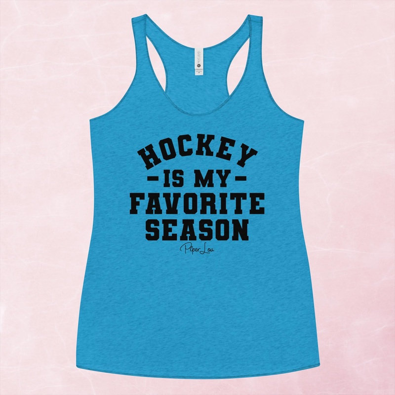 Hockey Is My Favorite Season Graphic Tank Top