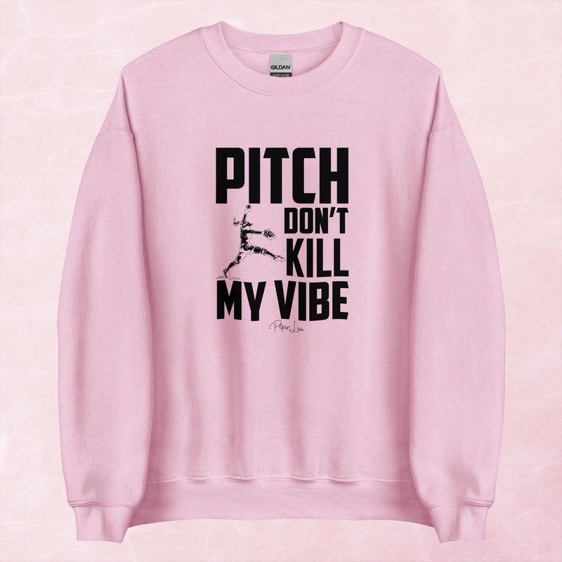 Pitch Don’t Kill My Vibe Graphic Crewneck Sweatshirt